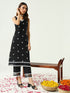 Black Cotton Pant Suit Acy8789 Salwar Kameez