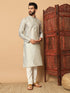 Silver Kurta Silk Payjama