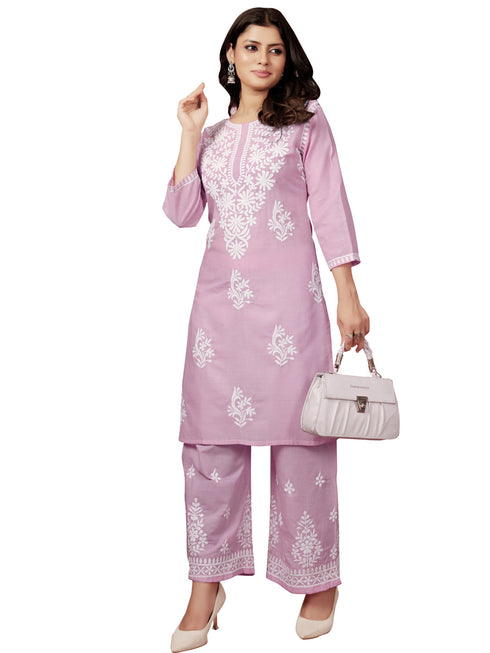 Pink Cotton Pant Suit Acy8871 Salwar Kameez