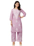 Pink Cotton Pant Suit Acy8871