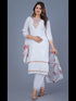 White Cotton Pant Suit Acy9247 Salwar Kameez