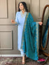Sky Blue Viscose Silk Pant Suit Acy9287 Salwar Kameez