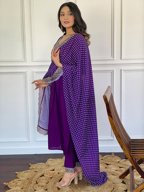 Wine Viscose Silk Pant Suit Acy9289 Salwar Kameez