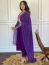 Wine Viscose Silk Pant Suit Acy9289 Salwar Kameez