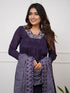 Blue Viscose Silk Pant Suit Acy9291 Salwar Kameez