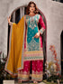 Green-Red Chinon Palazzo Suit Acy9380