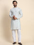 Light Grey Kurta Viscose Rayon Payjama