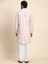 Pink Kurta Viscose Rayon Payjama Closure View
