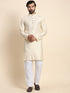 Cream Kurta Viscose Rayon Payjama