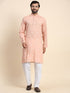 Peach Kurta Cotton Payjama