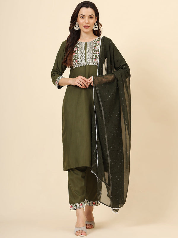 Mahendi Cotton Pant Suit Acy9574