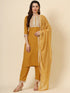 Mustard Cotton Pant Suit Acy9575