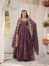 Onion Vichitra Shimmer Anarkali Dress Acy9580