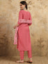 Pink Chanderi Pant Suit Acy9725 Salwar Kameez