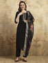 Black Chanderi Pant Suit Acy9762