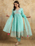 Sky Blue Rayon Slub Pant Suit Acy9765 Salwar Kameez