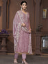 Purple Viscose Organza Pant Suit Acy9828 Salwar Kameez