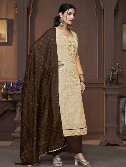 Peach Modal Pant Suit Acy9834 Salwar Kameez