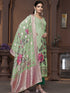 Green Cembric Cotton Pant Suit Acy9841 Salwar Kameez