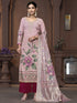 Pink Cembric Cotton Pant Suit Acy9842