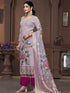 Purple Cembric Cotton Pant Suit Acy9843 Back View