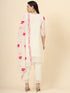 Pink Georgette Pant Suit Acy9877 Closure View