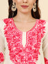 Pink Georgette Pant Suit Acy9877 Back View