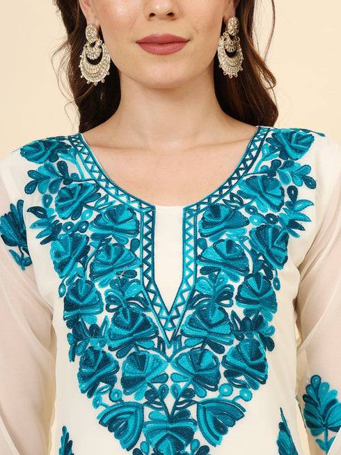 Rama Georgette Pant Suit Acy9878 Back View