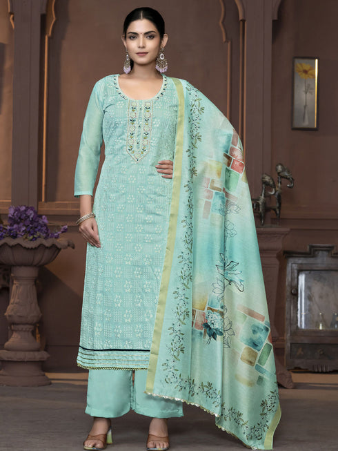 Sea Green Modal Pant Suit Acy9902