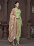 Green Banarasi Organza Pant Suit Acy9907 Salwar Kameez