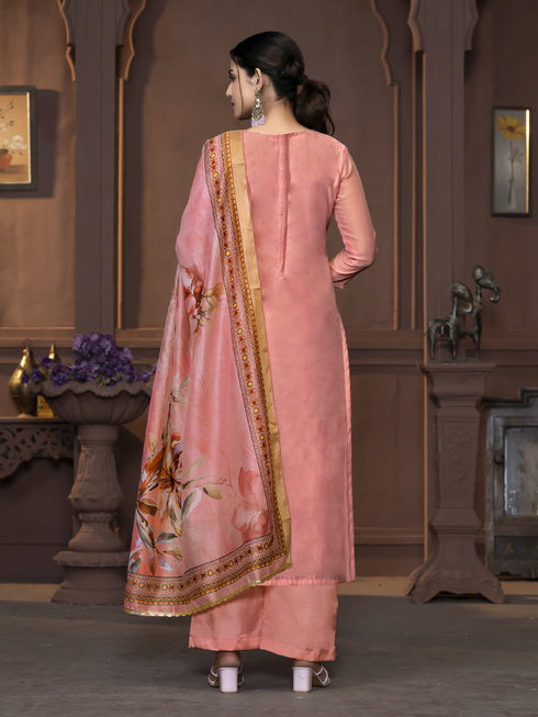 Rust Modal Pant Suit Acy9917 Closure View