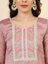 Pink Vichitra Silk Pant Suit Acy9920 Back View