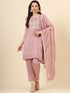 Pink Vichitra Silk Pant Suit Acy9920