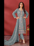 Grey Georgette Pant Suit Acy9974