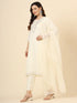 Cream Muslin Silk Blend Pant Suit Acy9984 Salwar Kameez