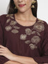 Brown Magic Cotton Pant Suit Acz3109 Back View