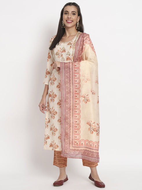 Cream Magic Cotton Pant Suit Acz3113