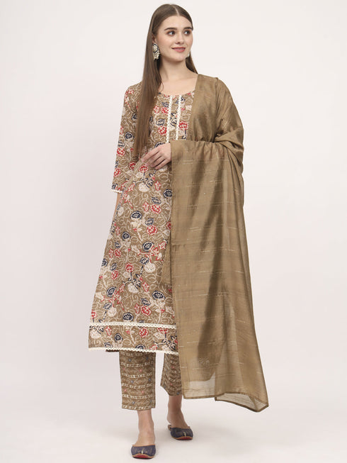 Brown Magic Cotton Pant Suit Acz3116