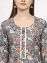 Grey Magic Cotton Pant Suit Acz3117 Back View