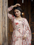 Pink Georgette Anarkali Suit Acz3196 Back View