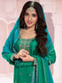 Pine Green Vichitra Palazzo Suit Acz3267 Closure View