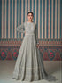 Grey Georgette Anarkali Suit Acz3278 Back View