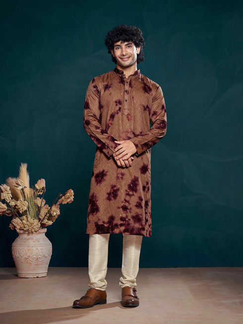 Wine Kurta Viscose Payjama