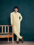 Off White Kurta Viscose Payjama