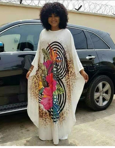 Leopard Printed African Dresses For Women