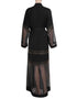 Diamond-Embellished Abaya Dress for Women
