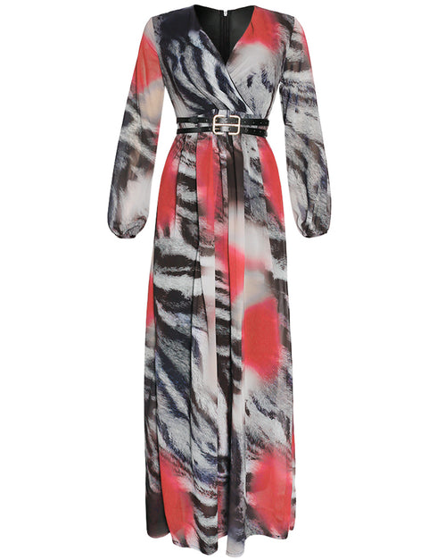 Dubai Abaya Kaftan with V-neck