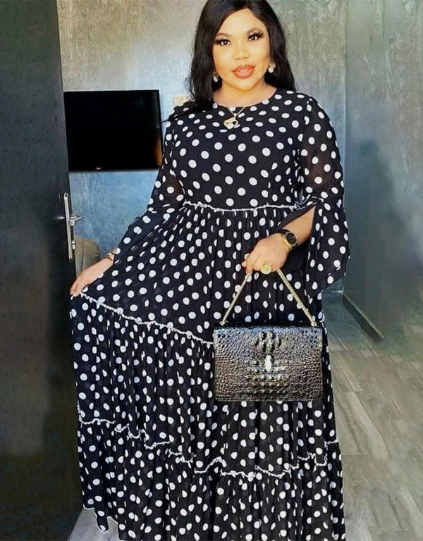 Dubai Maxi African Print Abaya Gowns