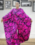 Muslim Abaya Romper with Half Sleeves and Printing