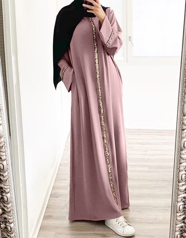 Stunning Casual Maxi Abaya with Sequins